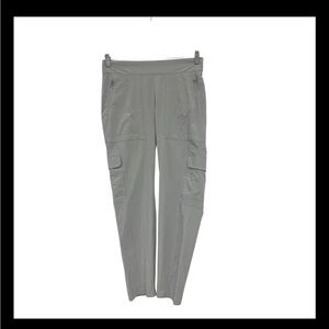 Athleta Chelsea Cargo Jogger Sweat Pants Womens Size 10 Gray Elastic Waist
